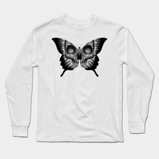 SkullFly Butterfly Long Sleeve T-Shirt